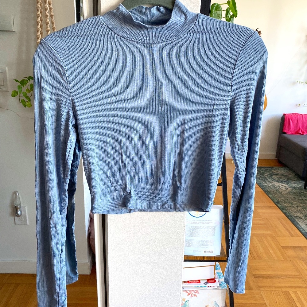 Cropped Turtleneck